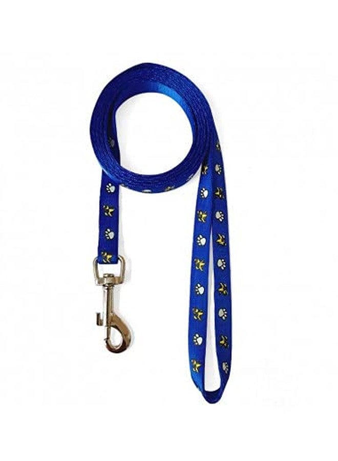 Petlicious & More® Small Puppy Soft Nylon Collar & Leash Set (Size -10mm, Length 5 ft, Color - Blue, Pack of One) - Image 4